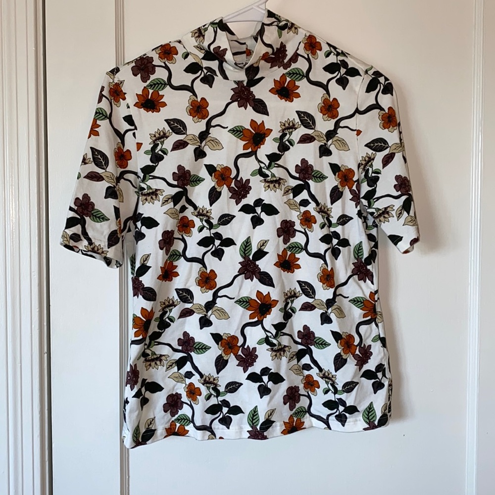 Frank & Oak Short Sleeve Mock Neck